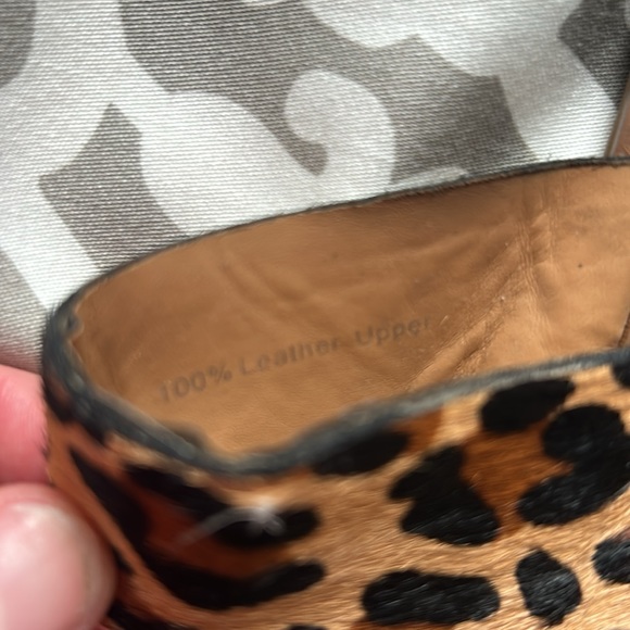 J. Crew Leopard Slides Size 7 - Picture 4 of 5